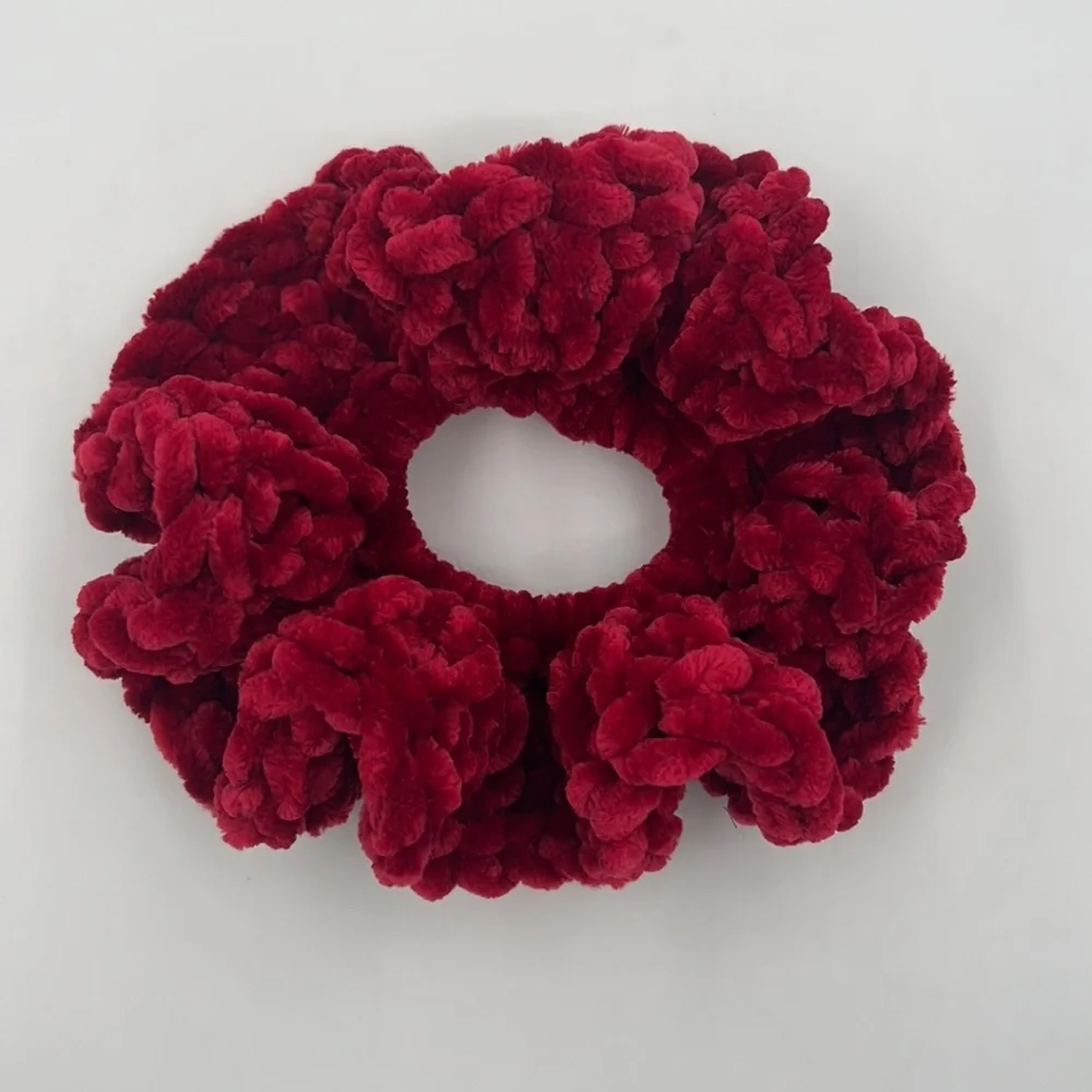 More you bid the more you get!Oversized Scrunchies Hair Ties Crochet Handmade - Picture 4 of 16